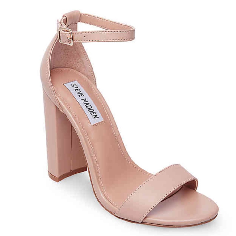 Steve Madden Carson Sandal / Nude Heel